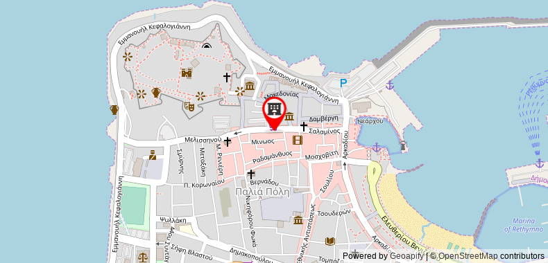 Fortezza Hotel on maps