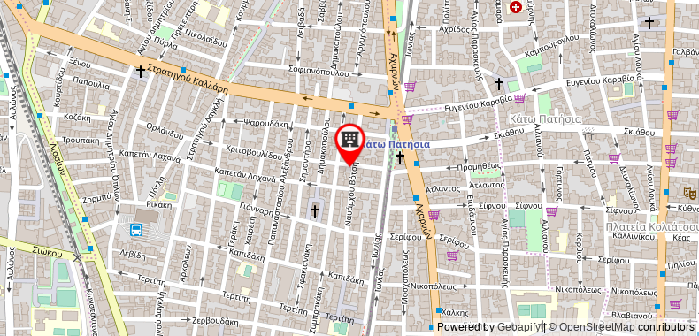 Bản đồ đến LUX&EASY Athens Downtown Apartments