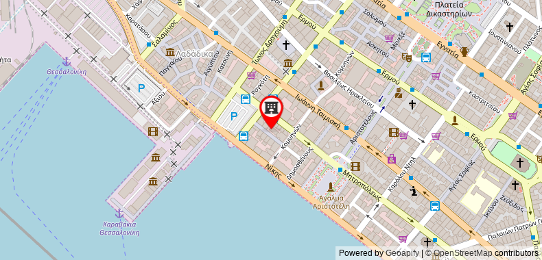 Bản đồ đến Khách sạn S Boutique Thessaloniki