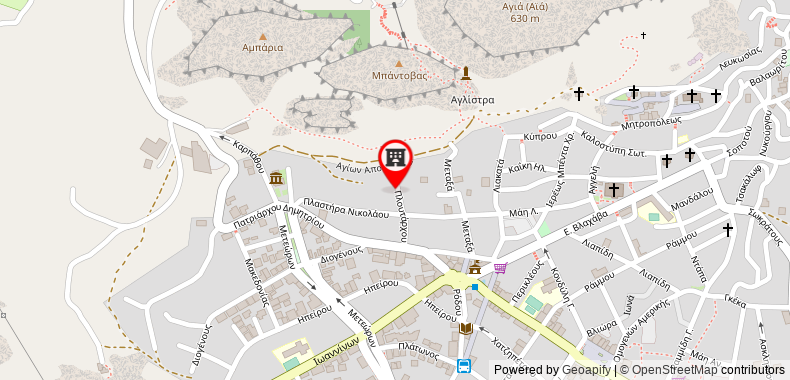 Bản đồ đến Khách sạn Meteora