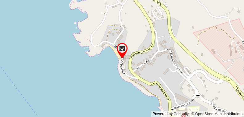 Bản đồ đến Khách sạn Samos Bay by Gagou Beach