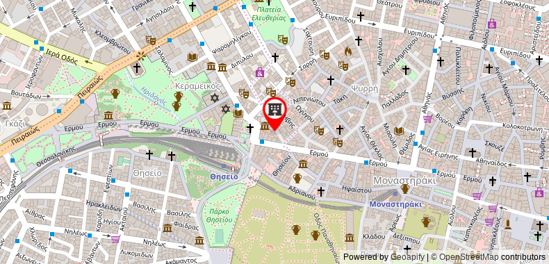 O&B Athens Boutique Hotel on maps