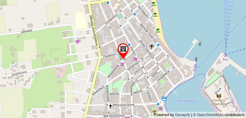 Bản đồ đến Khách sạn Pavlos