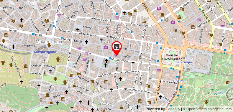 Villa Brown Ermou a member of Brown Hotels on maps