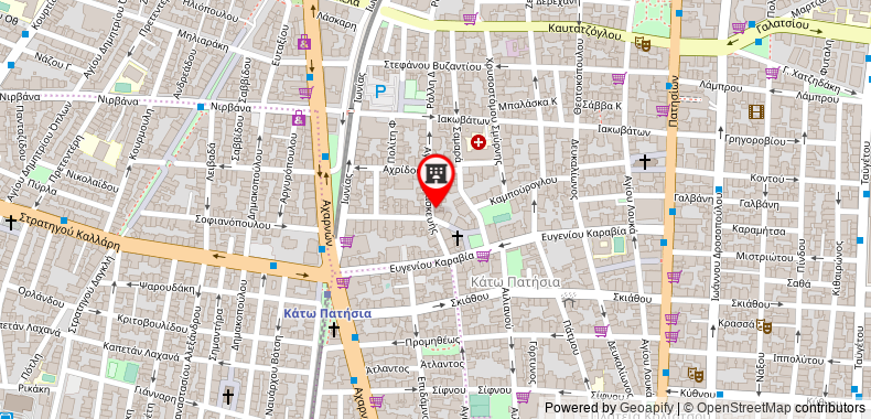 Bản đồ đến LUX&EASY Athens Downtown Residences