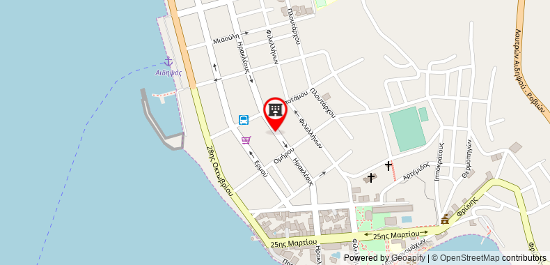 Bản đồ đến Khách sạn Anemoni