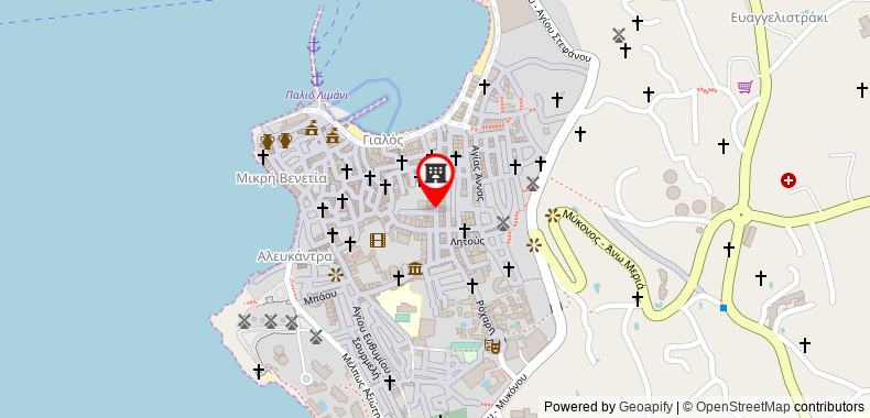 Bản đồ đến Khách sạn Matogianni