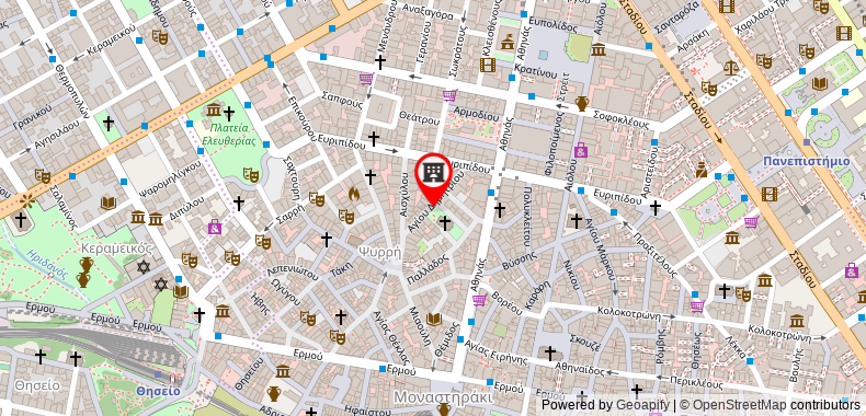Arion Athens Hotel on maps