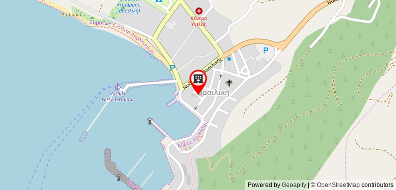 Vassiliki Bay Hotel on maps