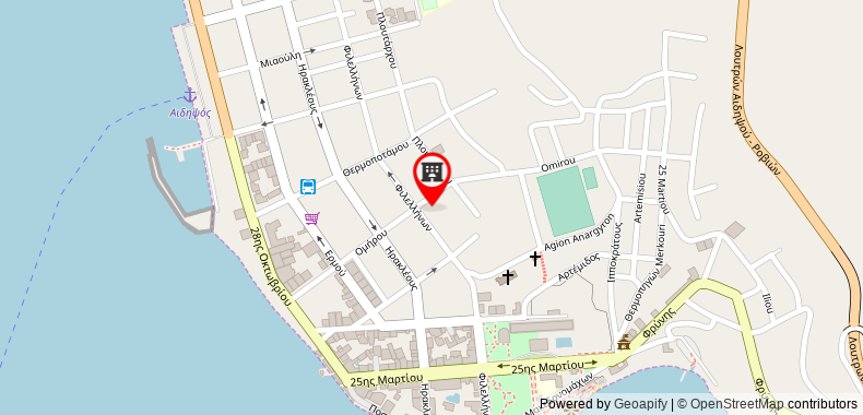 Bản đồ đến Khách sạn Ilion Spa