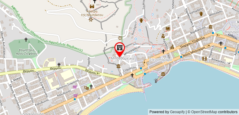 Ilion Hotel on maps