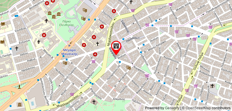  4/Stay in Central Athens! on maps