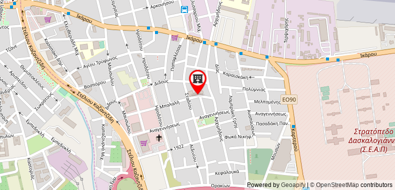 Bản đồ đến Khách sạn Sofia Heraklion