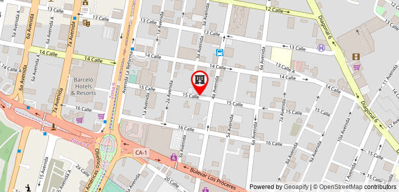 Bản đồ đến Khách sạn Santander Plaza