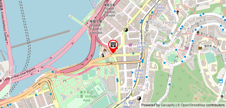Bản đồ đến HARBOURSIDE HONG KONG