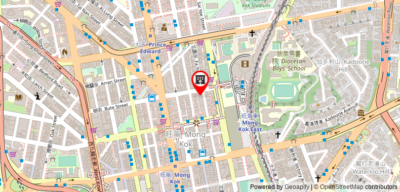 Bản đồ đến 5 min walk to the MTR