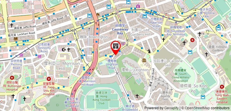 Bản đồ đến Crowne Plaza Hong Kong Causeway Bay