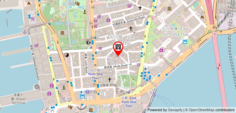 Bản đồ đến Hyatt Regency Hong Kong, Tsim Sha Tsui
