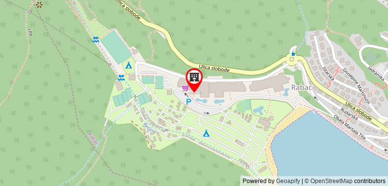 Hotel Narcis - Maslinica Hotels & Resorts on maps