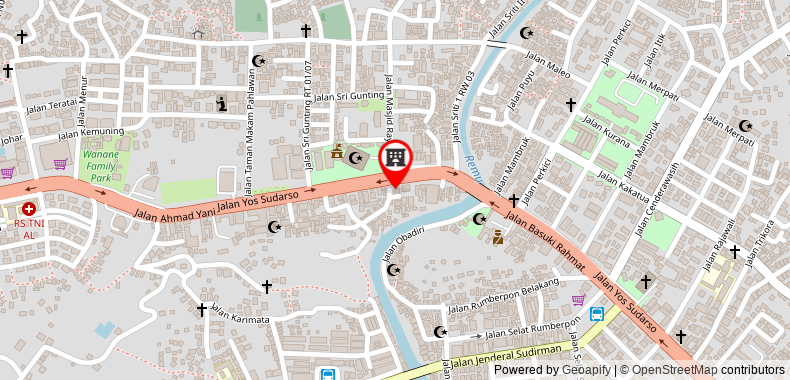 Bản đồ đến RedDoorz @ Sorong City Center