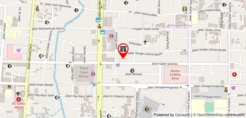 Bản đồ đến Khách sạn OYO 805 Dyan Graha