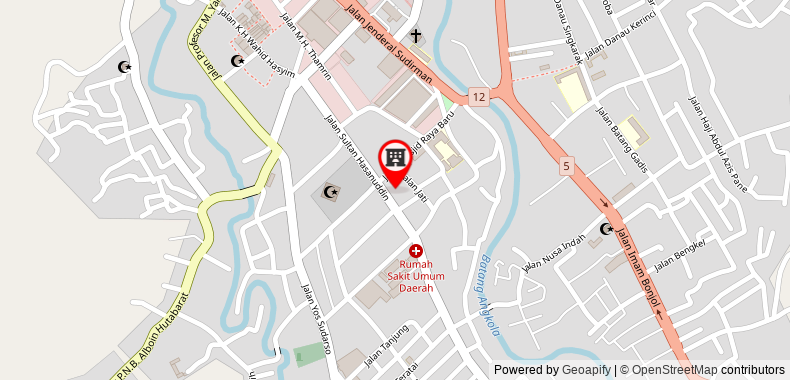 Bản đồ đến Khách sạn Pia Padangsidempuan