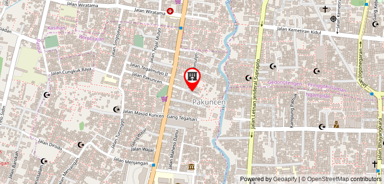 Bản đồ đến Jogja City Residence