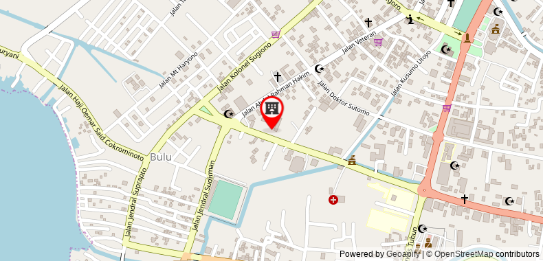 Bản đồ đến Khách sạn Syailendra Syariah
