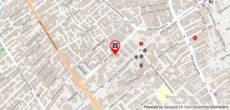 Bản đồ đến RedDoorz @ Komplek Pontianak Mall