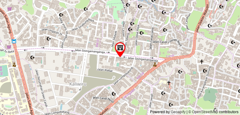 在地图上查看庫爾柯斯特伊斯蘭酒店@三寶瓏斯辛加曼加拉亞街
