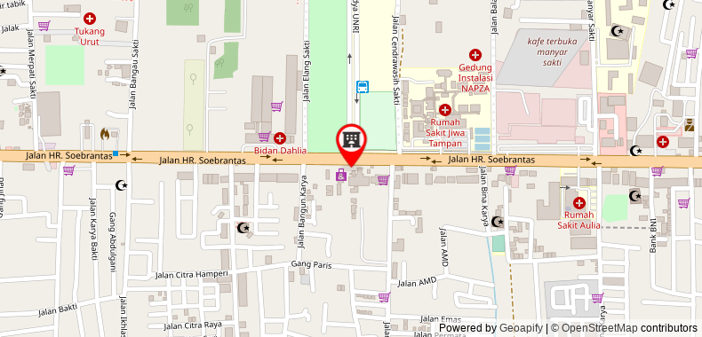 Bản đồ đến Khách sạn OYO 742 Mona Plaza