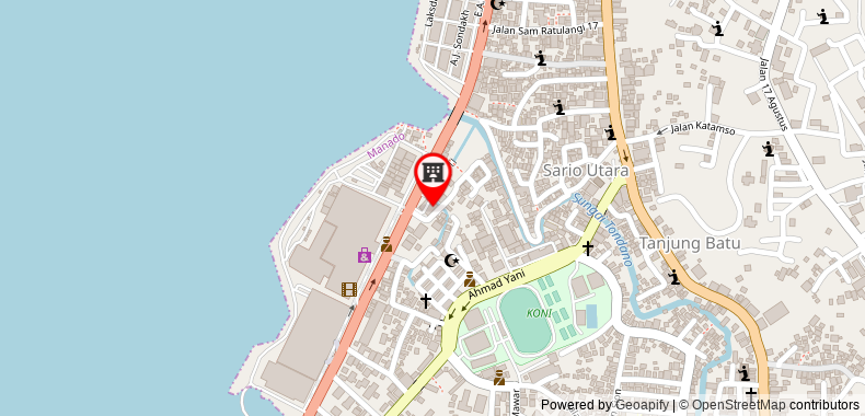 Bản đồ đến ibis Manado City Center Boulevard