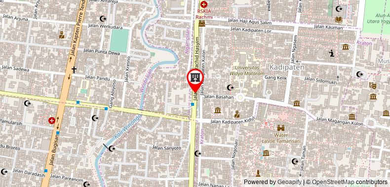 Bản đồ đến Khách sạn SPOT ON 2857 Pelangi