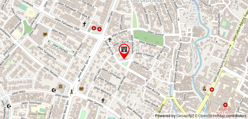 The Shalimar Boutique Hotel on maps