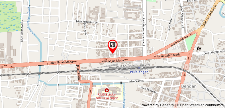 Bản đồ đến Khách sạn OYO 3934 Istana Syariah