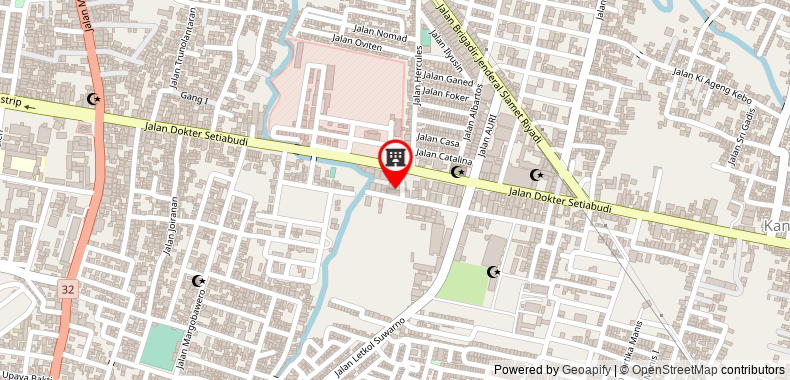 在地图上查看紅多茲酒店@茉莉芬卡爾托哈德約