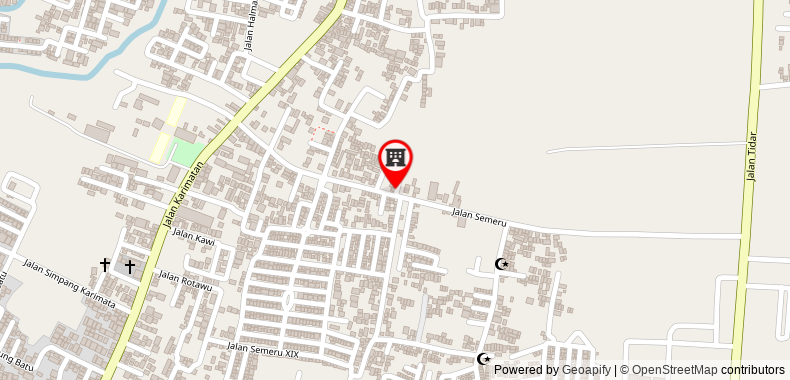 Bản đồ đến OYO 2798 Semeru Residence Syariah