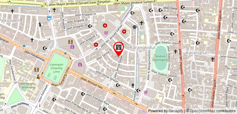 Citrip Hotel simpang lima (FKA CityOne) on maps