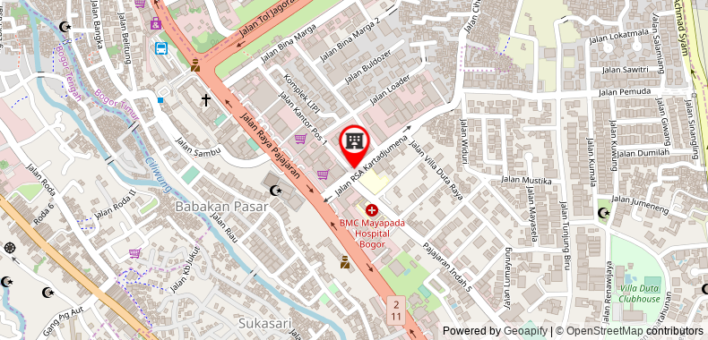 Sahira Butik Hotel Pakuan (Syariah Hotel) on maps