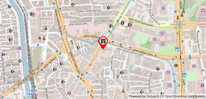 Bản đồ đến Khách sạn Millennium Sirih Jakarta