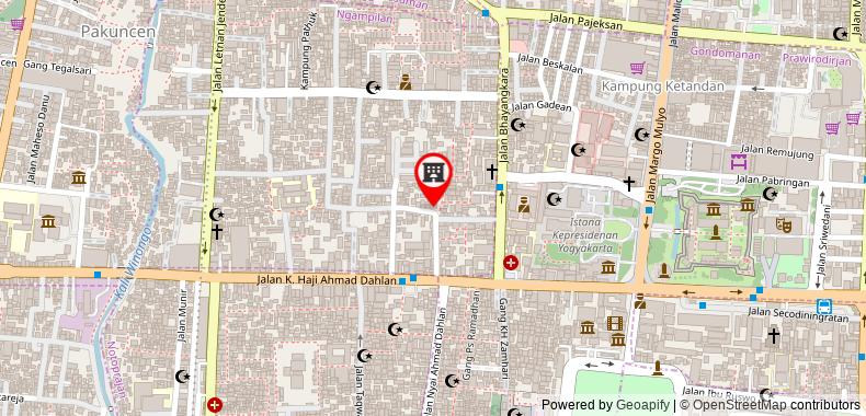 在地图上查看OYO 634埃爾加薩特羅斯蘭旅館