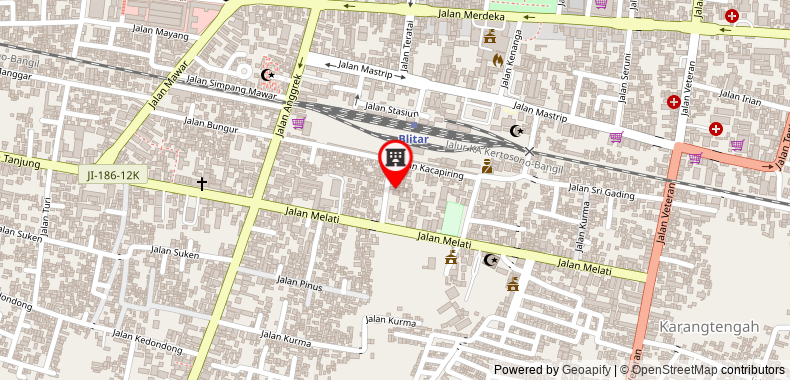 Bản đồ đến SPOT ON 2417 Melati Residence