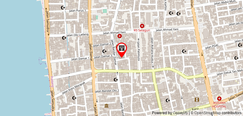 Bản đồ đến Khách sạn Putra Mahkota Syariah RedPartner