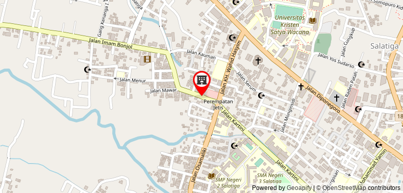 Bản đồ đến RedDoorz near Tamansari Shopping Center Salatiga