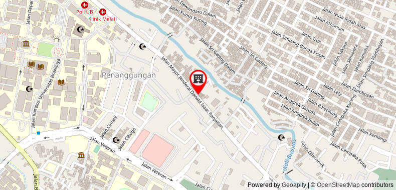 Bản đồ đến RedDoorz Plus near Malang Town Square