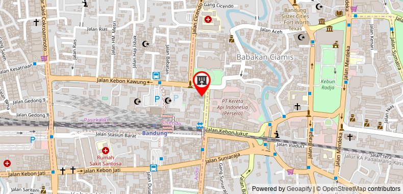 Arion Swiss-Belhotel Bandung on maps