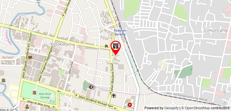 Bản đồ đến Khách sạn Taman Sari