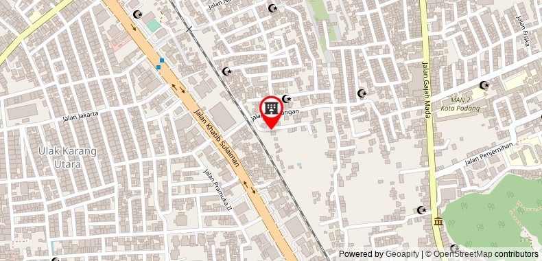 在地图上查看OYO721蘇萊曼伊斯蘭公寓