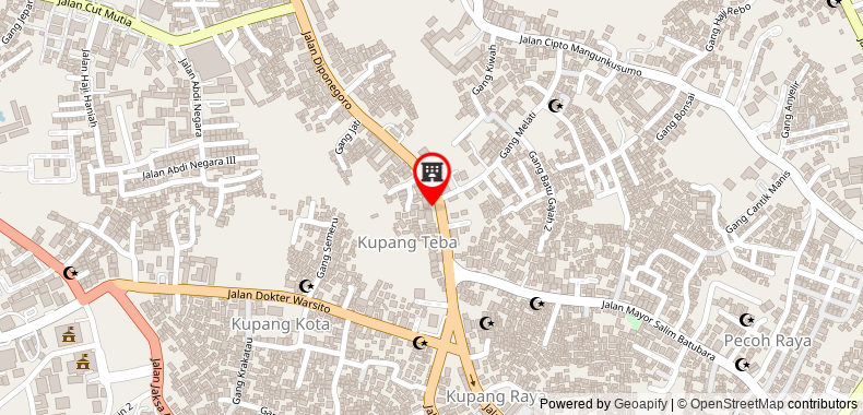 RedDoorz @ Jalan Diponegoro Lampung on maps