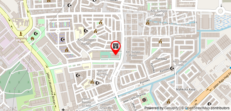 Bản đồ đến jakson homestay batam - DELUXE + SOFA Room D
